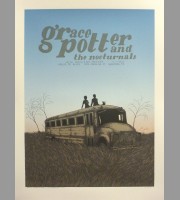 Grace Potter And The Nocturnals: Houston, TX Show Poster, 2012 Santora
